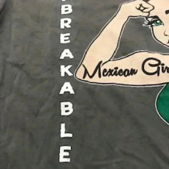 Unbreakable Mexican Girl T- Shirt Womens Sz Small‎ - Picture 4 of 7